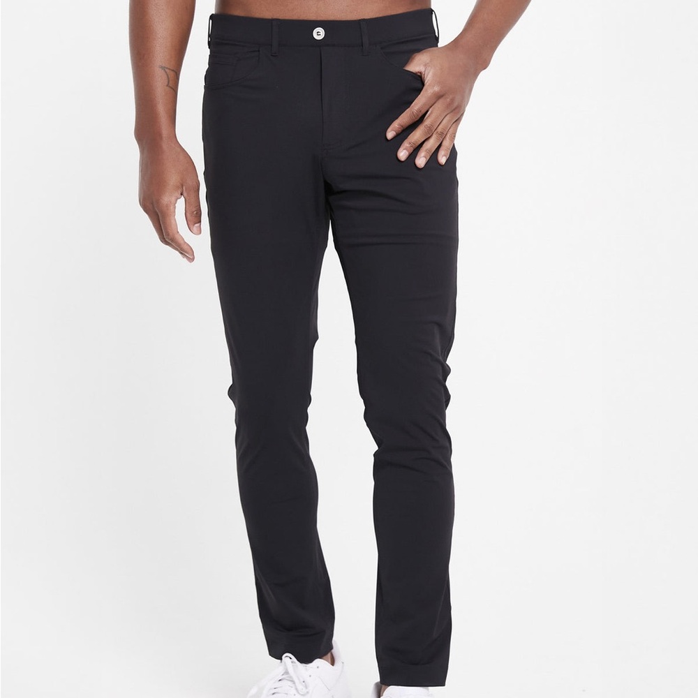 REDVANLY KENT PULL-ON TROUSER IN TUXEDO SIZE M